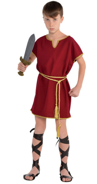 Disfraz de túnica romana para niño