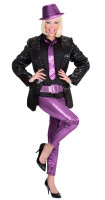 Preview: Radiant glitter belt purple