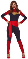 Vista previa: Disfraz de Capitán Merve super heroína para mujer
