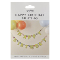 Preview: Colorful Beetle Parade Birthday Garland
