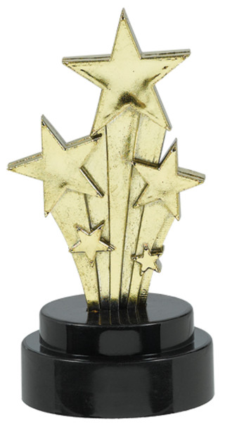 Goldene Hollywood Mini Trophäe Rising Star Award 6 Stück