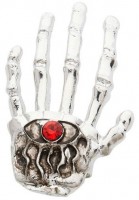 Preview: White skeleton ruby hand