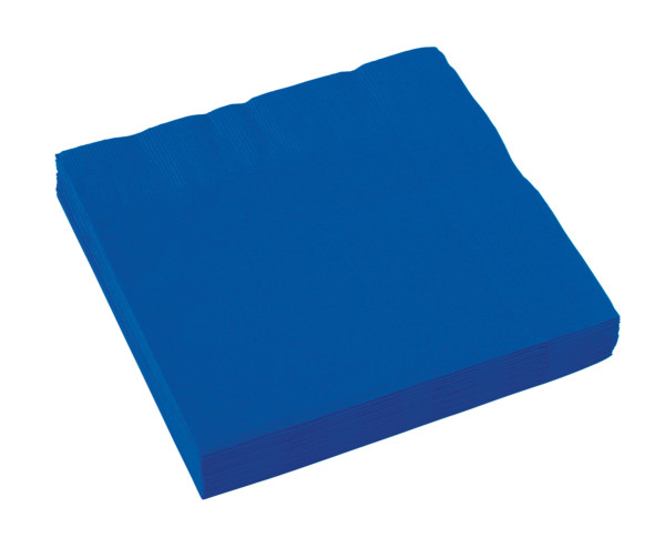 20 servilletas azules Amalia 33cm
