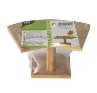 Vorschau: Bambus Halter für 3 Snack Tüten 16 x 7,2cm
