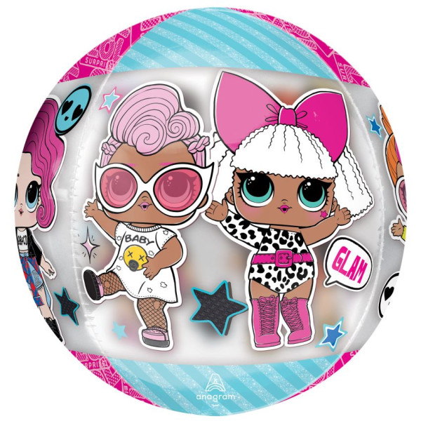 LOL Surprise Glam Diva Orbz Foil Balloon