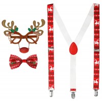 Preview: Reindeer disguise set 3 pieces