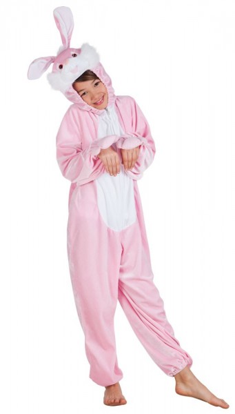 Pink bunny kids kostume
