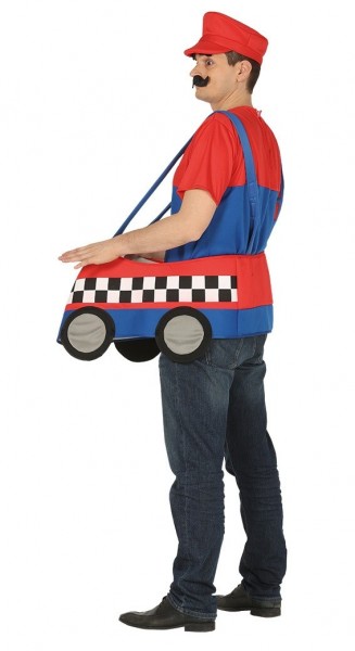 Plumber in racing car men's costume 2