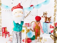 Vorschau: Folienballon Happy Santa 60cm
