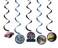 5 Weltraum Shuttle Spiralhänger