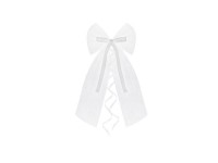 Preview: 2 door bows satin and tulle Julia 18cm
