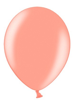 100 palloncini metallizzati party star oro rosa 12 cm