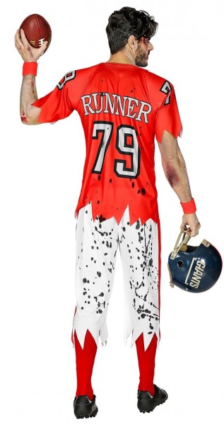 Disfraz de Lance de jugador de fútbol zombi 3