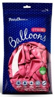 Widok: 10 metalowych balonów Partystar różowy 27 cm