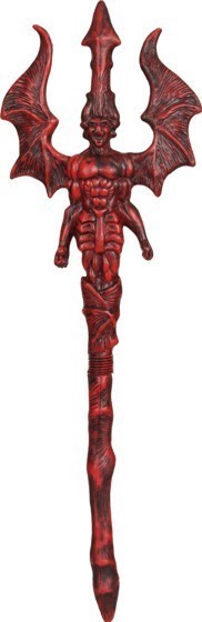 Halloween horreur trident diable satan horreur 73cm rouge