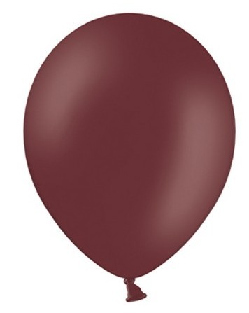 20 balonów Partystar czerwono-brązowy 23 cm