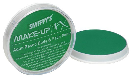 Make-up kleur gezicht lichaam groen sterke kleur make-up