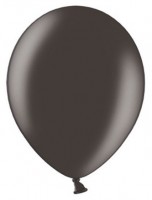 Vorschau: 20 Partystar metallic Ballons schwarz 23cm
