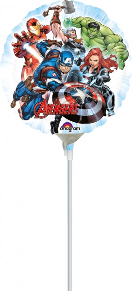 Stabballon Avengers Superhelden Crew rund