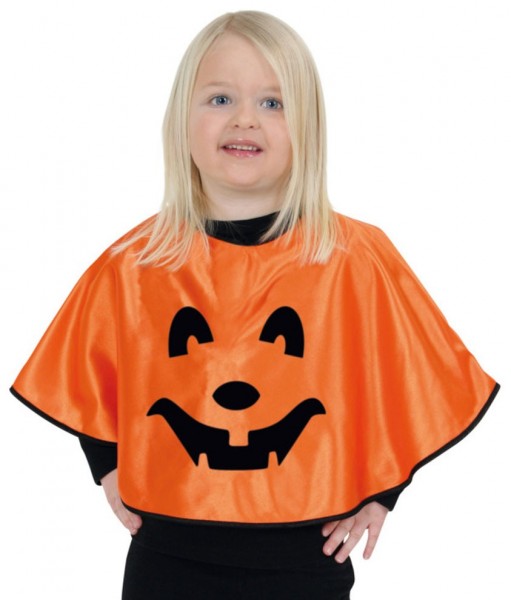 Sweet pumpkin cape for children