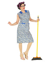Vista previa: Disfraz de señora de la limpieza Gretl para adulto