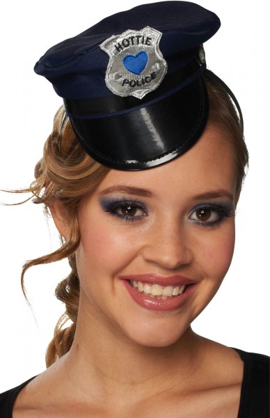 Mini Hottie Police Mütze Auf Haarreif