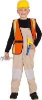 Preview: Construction worker Bobby children's costume