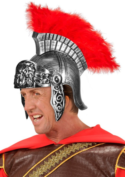 Greek & Roman warrior helmet in silver