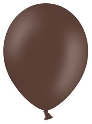 100 palloncini marrone cacao 12 cm