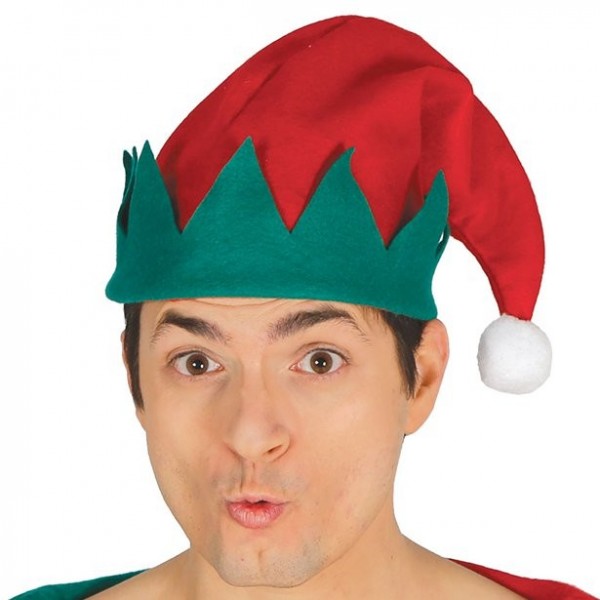 Weihnachtliche Elfen Mütze