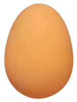 1 egg-shaped bouncy ball