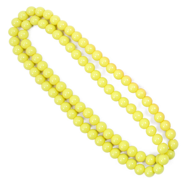 Halskette Neon Pearls gelb