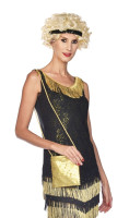 Gold sequin bag Caroline
