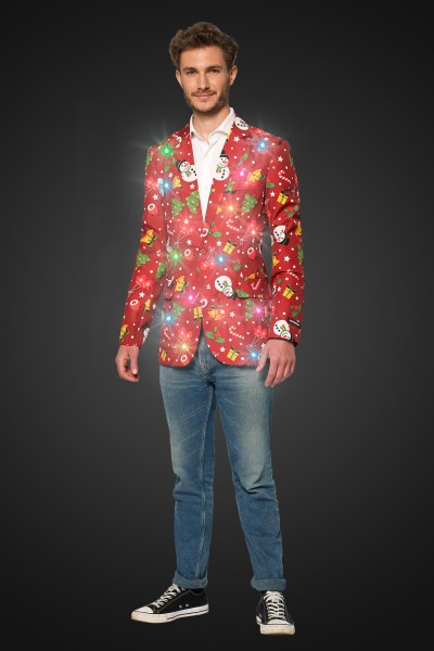 Suitmeister Blazer Christmas Red Icons 4
