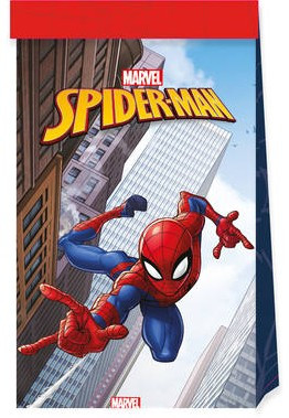 4 Spider-Man FSC Geschenktüten