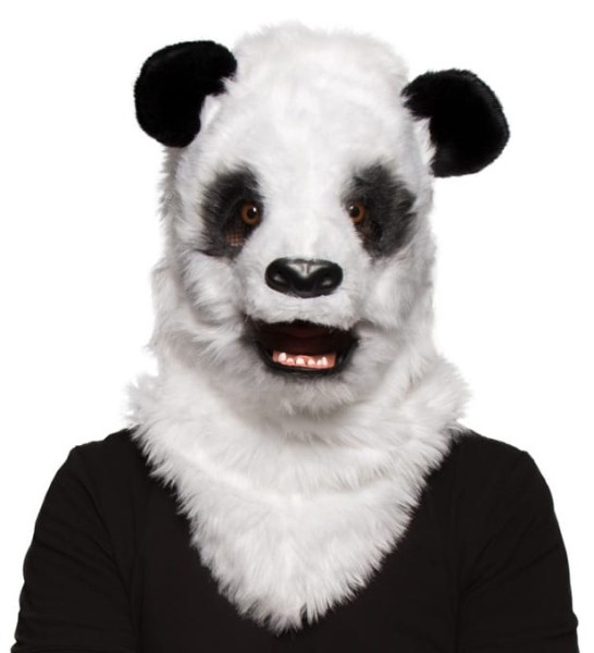 Moving mouth mask panda bear