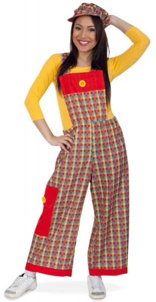 Colin clown dungarees for adults 2