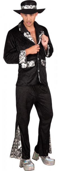 Black disco star Freddy party suit