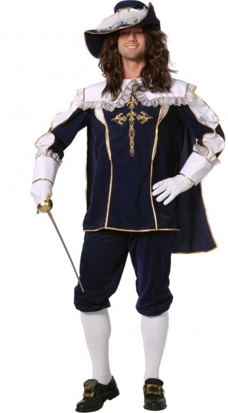 Costume da uomo di Musketier Matthieu Deluxe