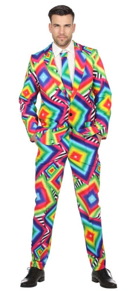 Crazy psychedelic party suit for men