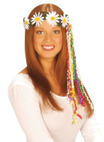 Vorschau: Haarkranz Gänseblümchen mit Haarbändern