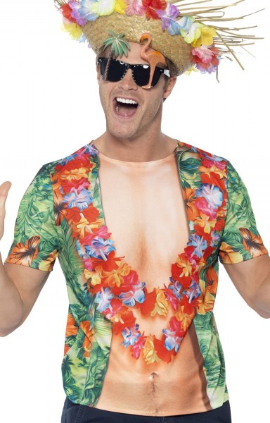 Kulani 3D Hawaii skjorta för män