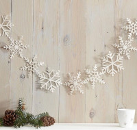 Snowflake garland 1.5m