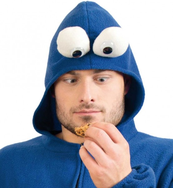 Cookie Monster Kostüm für Erwachsene 3