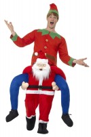 Preview: Busy Santa piggyback costume