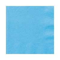 20 serviettes Vera bleu clair 25cm