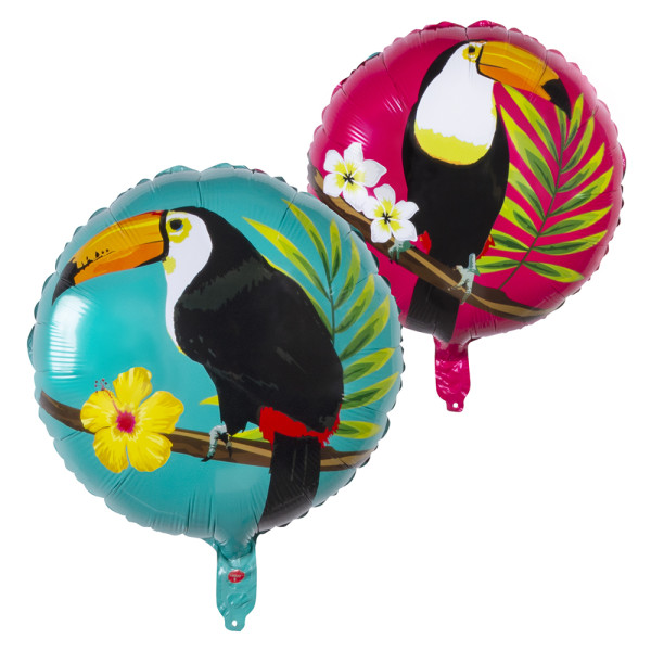 Foil Balloon Tropical Toucan 45cm
