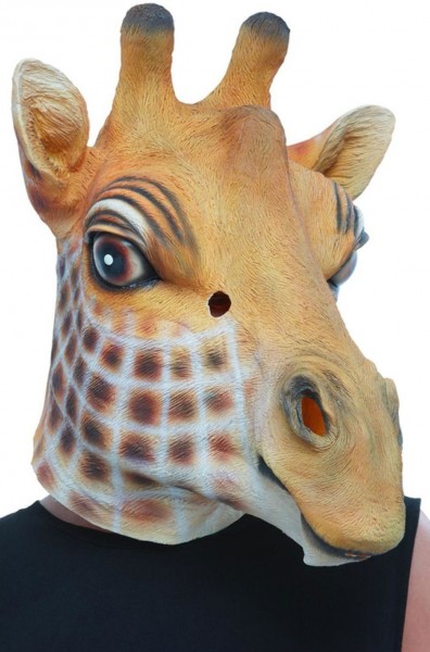 Maska lateksowa żyrafa Bert