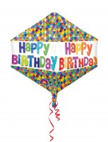 Vorschau: Geburtstagsballon Coloursplash