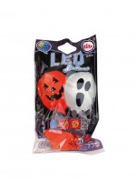 Preview: 5 Halloween LED Glowing Balloons 23cm